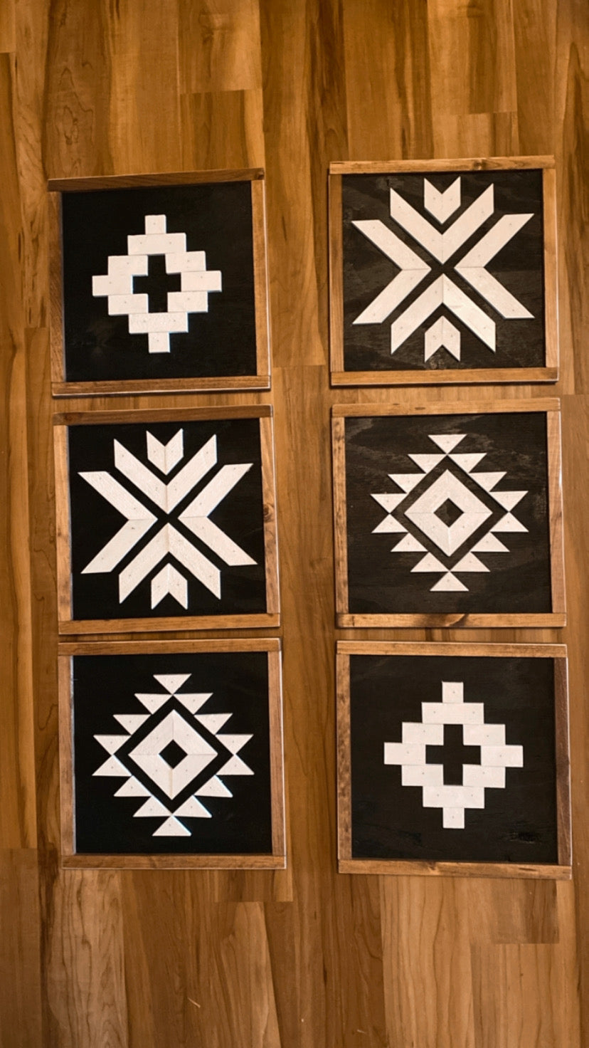 SET OF 3 (each 13"x13")