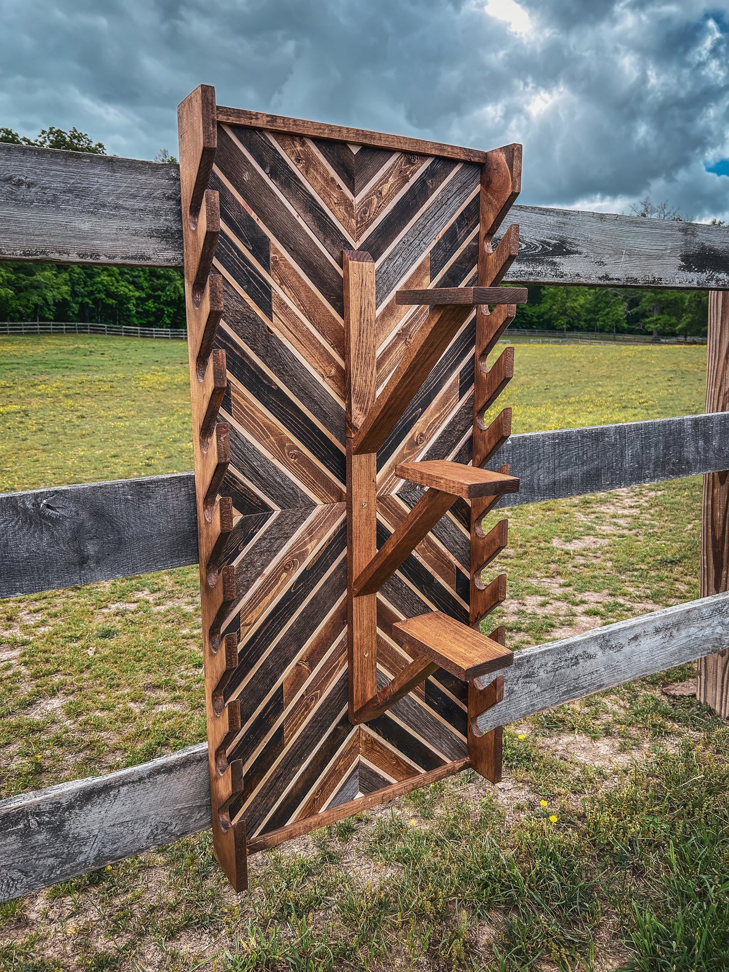 PREORDER: Mosaic Ball Cap and Cowboy Hat Rack